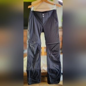 Columbia omni-shield pants convertibles to shorts, hiking pants size 6